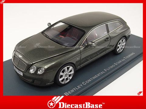 NEO 44216 1/43 Bentley Continental Flying Star by Touring 2010 Green Resin Model Road Car NEO scale models