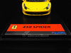 Fujimi FJM1243021 1/43 Ferrari F458 SPIDER Giallo Modena (Yellow) TSM Model Road Car Resin