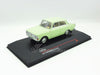 IST IST104 1/43 Moskwitch 412 1971 (square front light / post 1969 rear lghts) Light Green Diecast Model Road Car