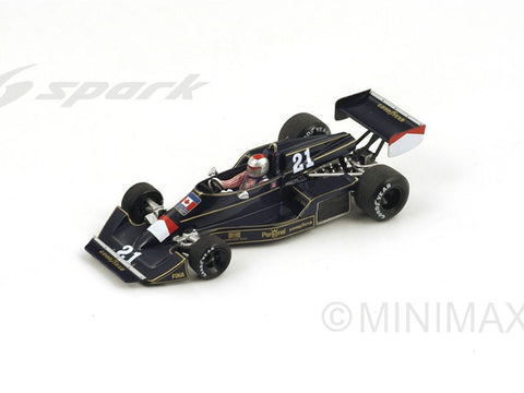 Spark S4044 1/43 Williams FW05 #21 Race of Champions 1976 Mario Andretti Resin Models F1 GP Racing Car