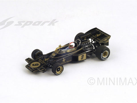 Spark S4283 1/43 Lotus 72D #9 Monaco Grand Prix 1972 Lotus-Ford Team Dave Walker Resin Models F1 GP Racing Car