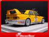 TSM TSM124344 1/43 Mercedes-Benz 190E EVO2 #3 Team AMG Camel Yellow Pages 200 Invitational Kyalami 1990 Roland Asch TrueScale Miniatures Diecast Model Racing Car