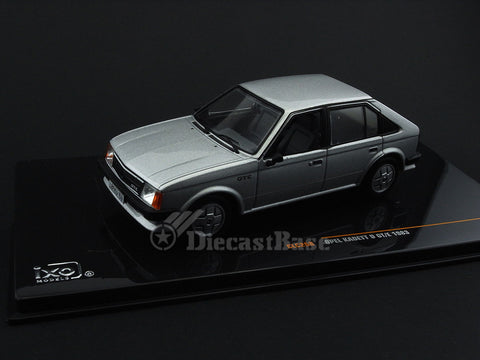 IXO CLC268 1/43 Opel Kadett D GT/E 1983 Silver Diecast Model Road Car