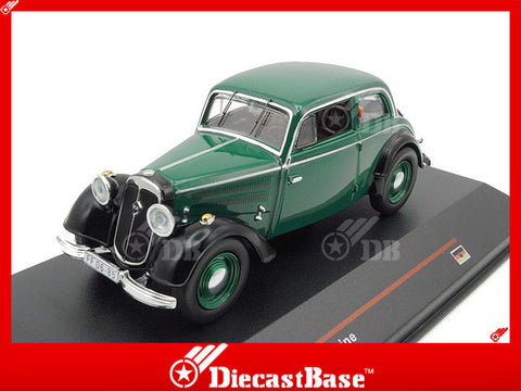 IST Models IST059 1/43 IFA F8 Limousine 1949 Green & Black Germany Democratic Republic Scale Diecast Model Road Car
