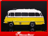 IST Models IST177T 1/43 Robur LO 3000 Fr 2 M-B 21 1972 White & Yellow Germany Democratic Republic Diecast Model Road Car