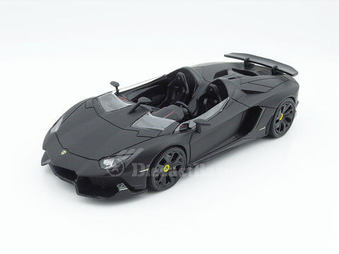 Gorgeous LB229 1/43 Lamborghini Aventador J Matte Black Passenger Resin Model Road Car