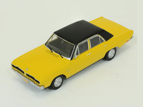 Premium X PRD395 1/43 Dodge Dart Grand Sedan 1976 Black over Yellow Diecast Model Road Car