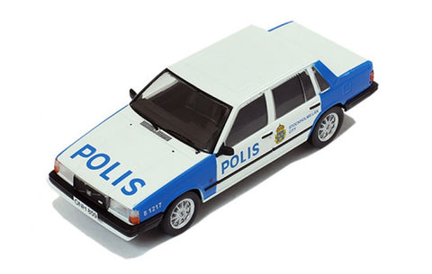 Premium X PRD439 1/43 Volvo 740 Stockholm Police 1985 Diecast Emergency Model Road Car