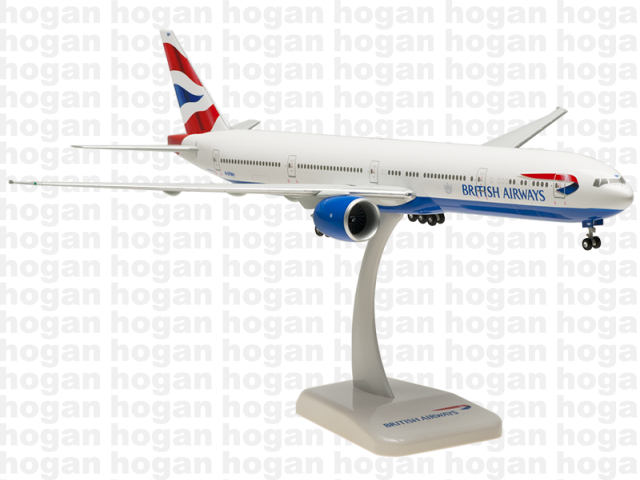 Hogan Wings 0304 1/200 British Airways BA BAW/SHT SHUTTLE BOEING 777-300ER Plastic Snap-Fit Model Commercial Aircraft Civil Aviation